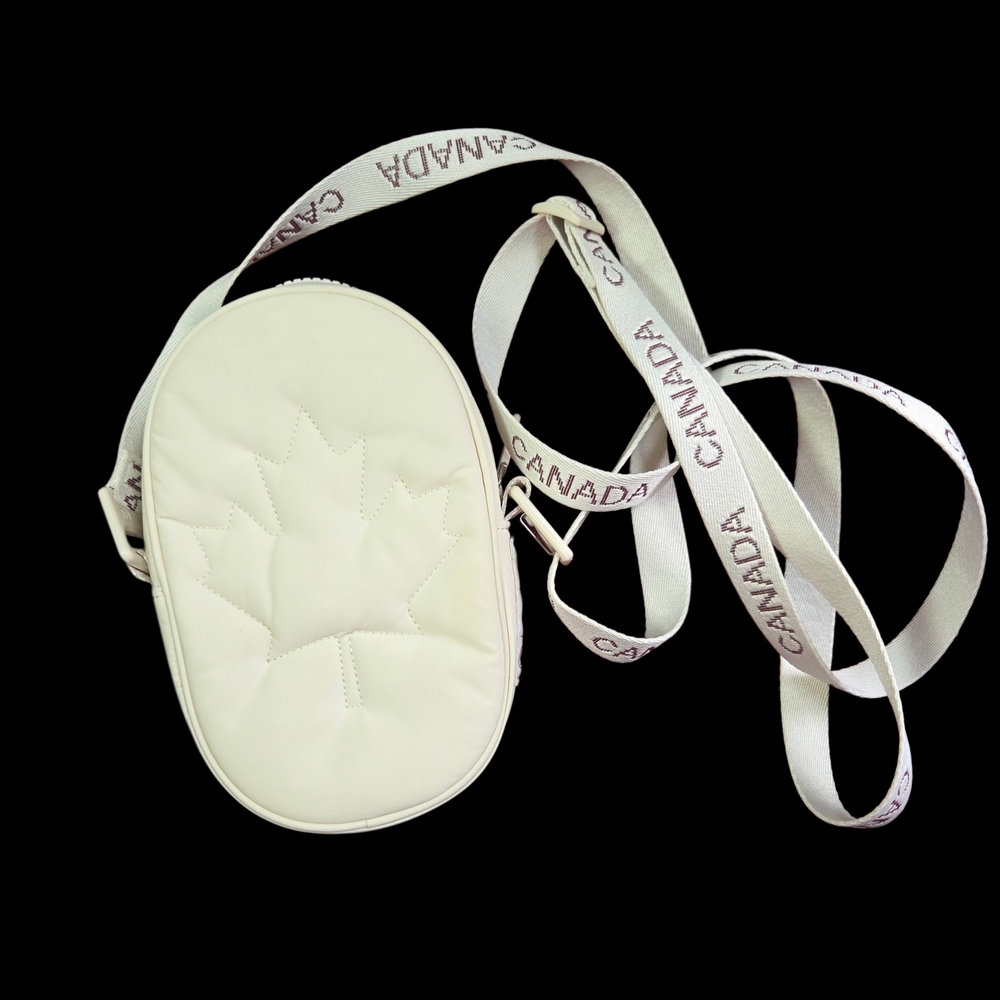 lululemon athletica Cream Crossbody Bag with Canada Ribbon Strap